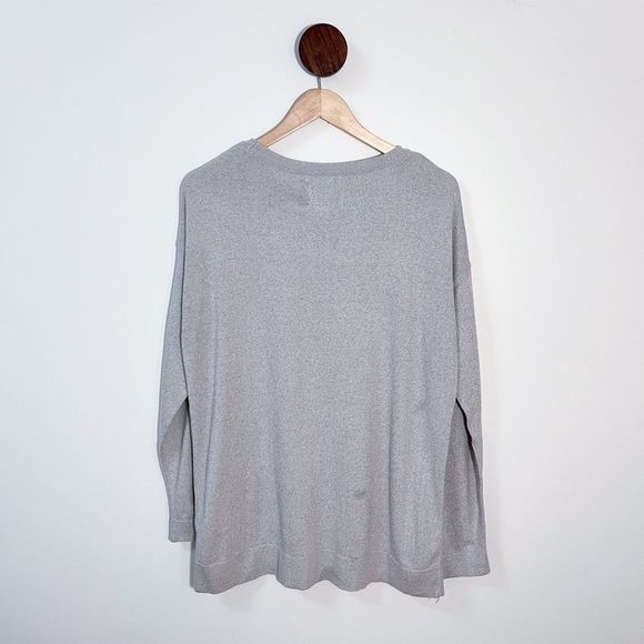 Topman - Oversized Boxy Sweater - Grey - Small - Picture 2 of 7